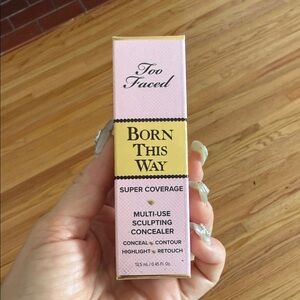 Too Faced “Born this way” concealer.. never opened
In the shade “Cookie”